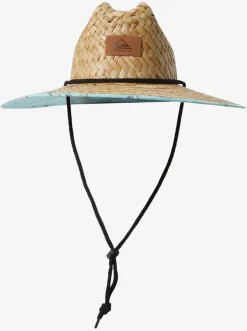 Quiksilver Boy'S 2-7 Outsider Jb Sun Hat Pastel Turquoise Next Gen 233 New