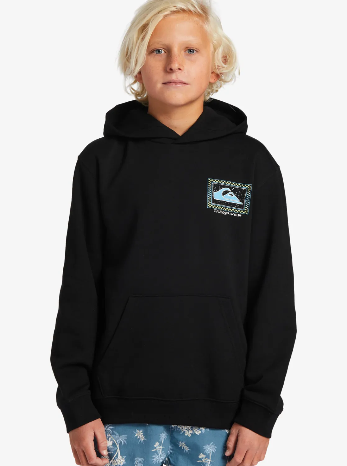 Quiksilver Boy'S 8-16 Perfect Peaking Stingrayhoody Pullover Sweatshirt Black Clearance