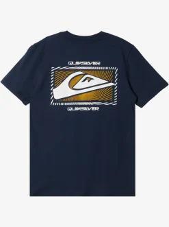 Quiksilver Boy'S 8-16 Quik Moves T-Shirt Navy Blazer Best