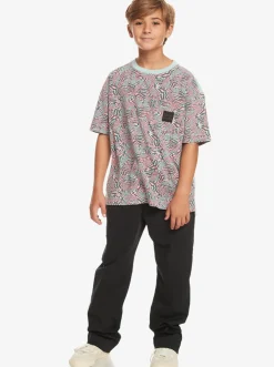 Quiksilver Boy'S 8-16 Radical All-Over T-Shirt Purple Rose Radical Times 233 Hot