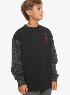 Quiksilver Boy'S 8-16 Radical Times Sweatshirt Black Best Sale