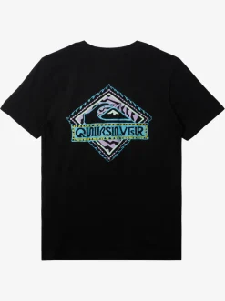 Quiksilver Boy'S 8-16 Rising Water T-Shirt Black Fashion