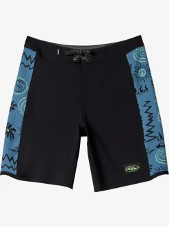 Quiksilver Boy'S 8-16 Surfsilk Radical Arch 16" Boardshorts Black New