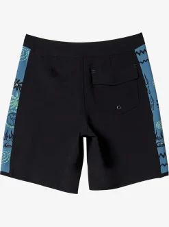 Quiksilver Boy'S 8-16 Surfsilk Radical Arch 16" Boardshorts Black New