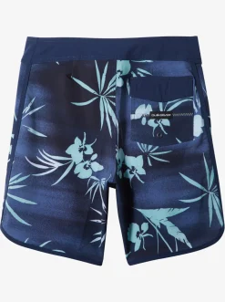 Quiksilver Boy'S 8-16 Surfsilk Scallop 17" Boardshorts Naval Accademy Store