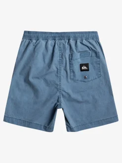 Quiksilver Boy'S 8-16 Taxer 15" Elastic Waist Shorts Bering Sea Outlet