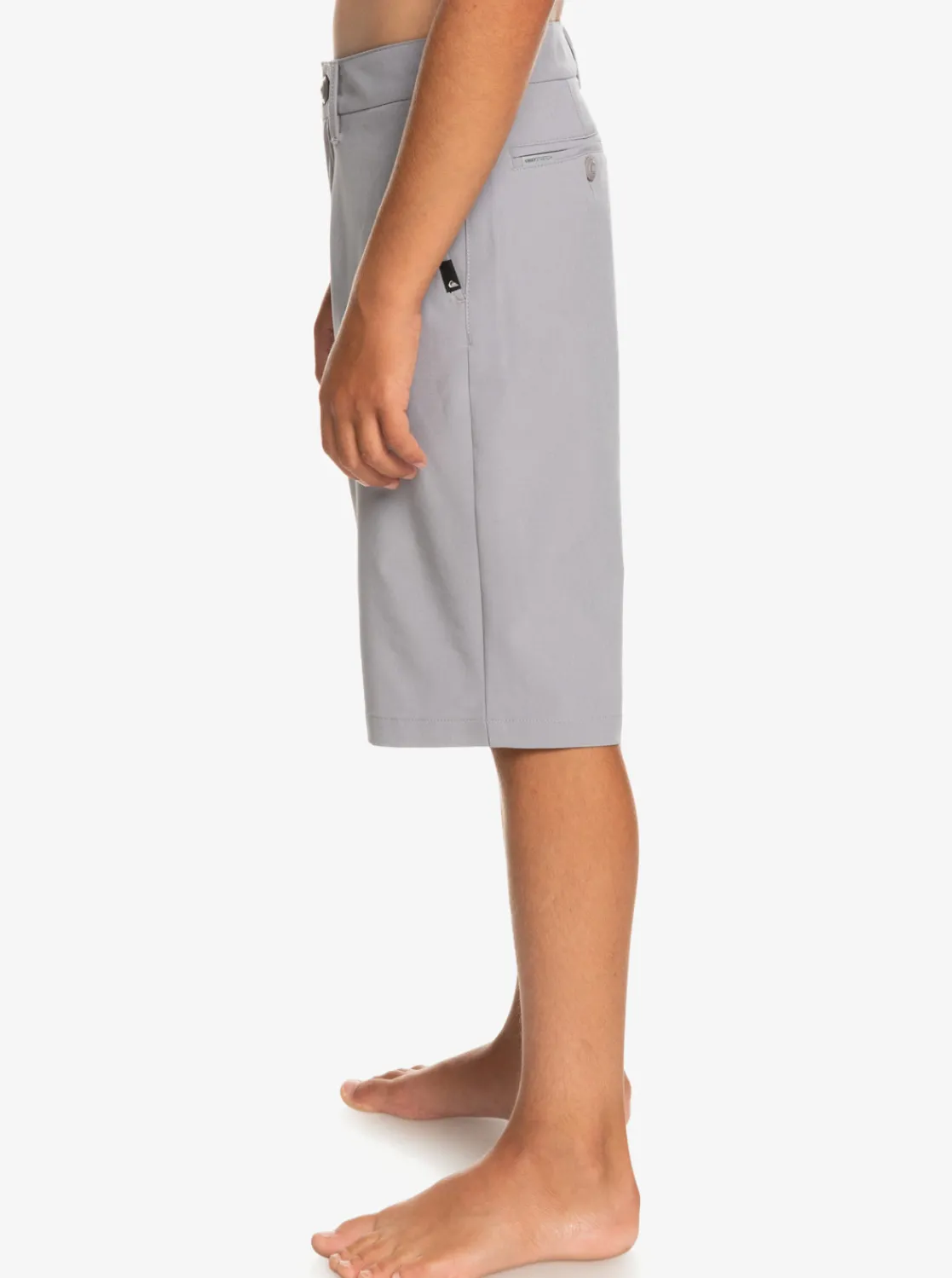 Quiksilver Boy'S 8-16 Union Amphibian 19" Hybrid Shorts Sleet Hot
