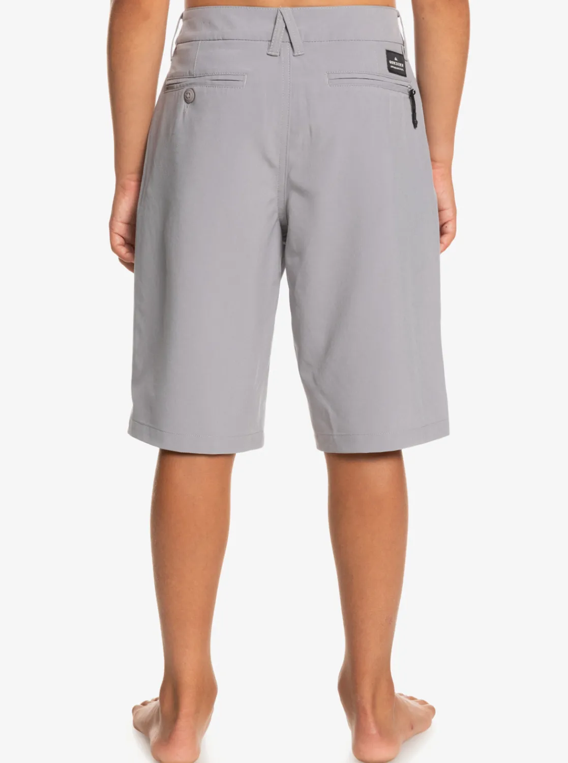 Quiksilver Boy'S 8-16 Union Amphibian 19" Hybrid Shorts Sleet Hot