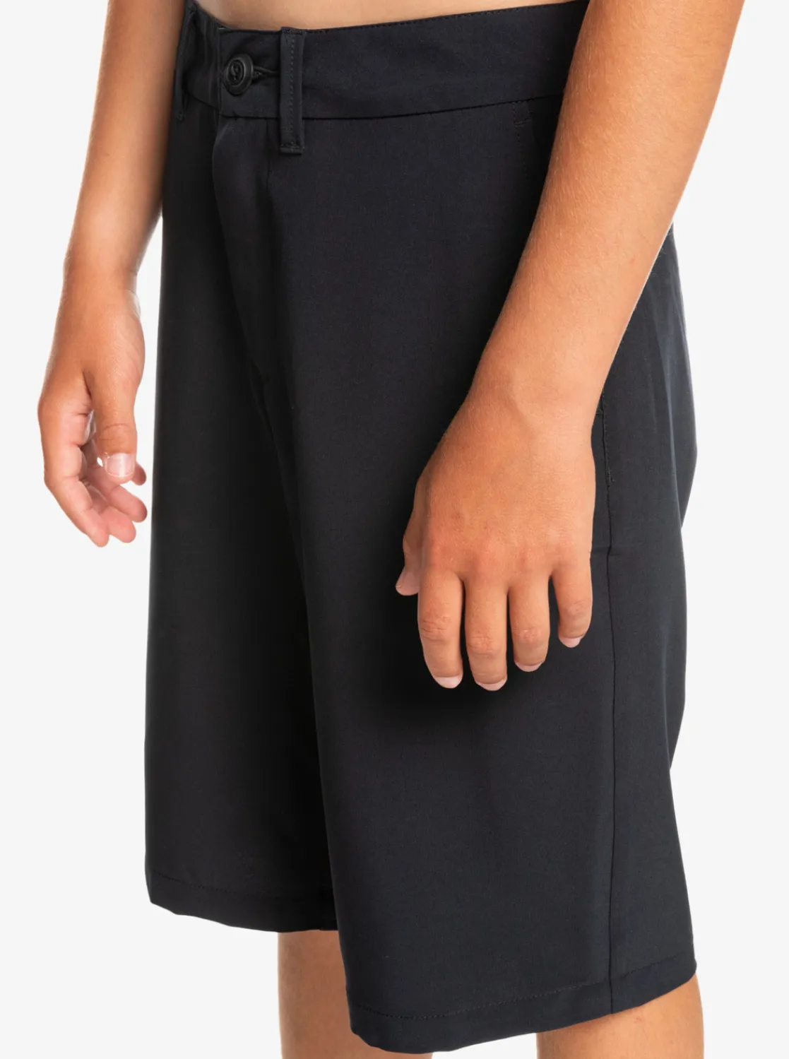 Quiksilver Boy'S 8-16 Union Amphibian 19" Hybrid Shorts Black Sale