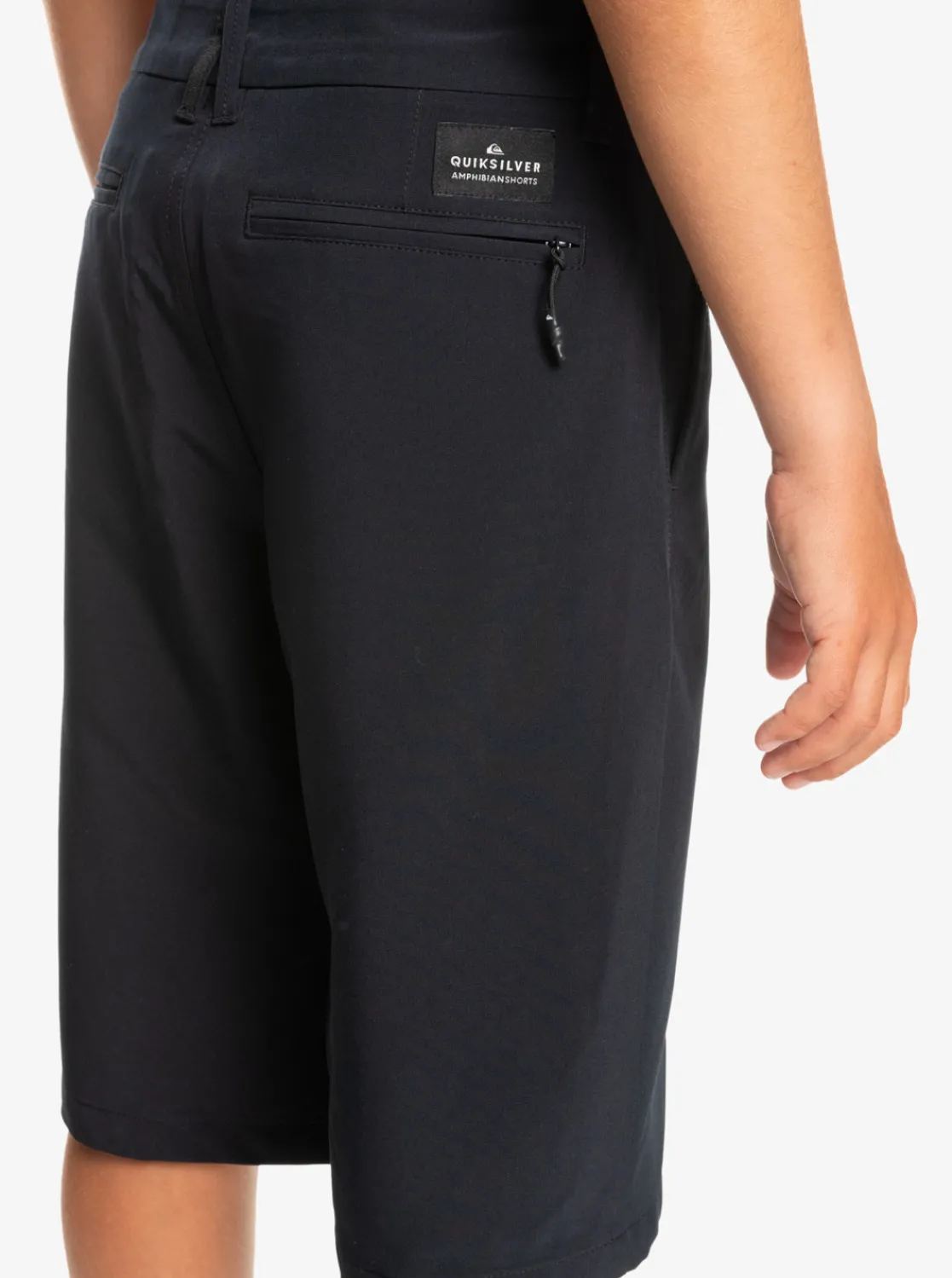 Quiksilver Boy'S 8-16 Union Amphibian 19" Hybrid Shorts Black Sale