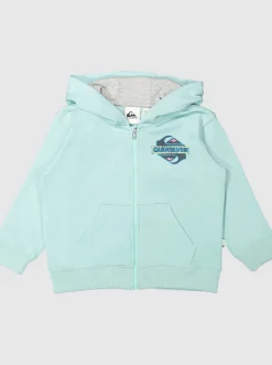 Quiksilver Boy'S 2-7 Vintage Rising Lines Zip-Up Hoodie Pastel Turquoise Sale