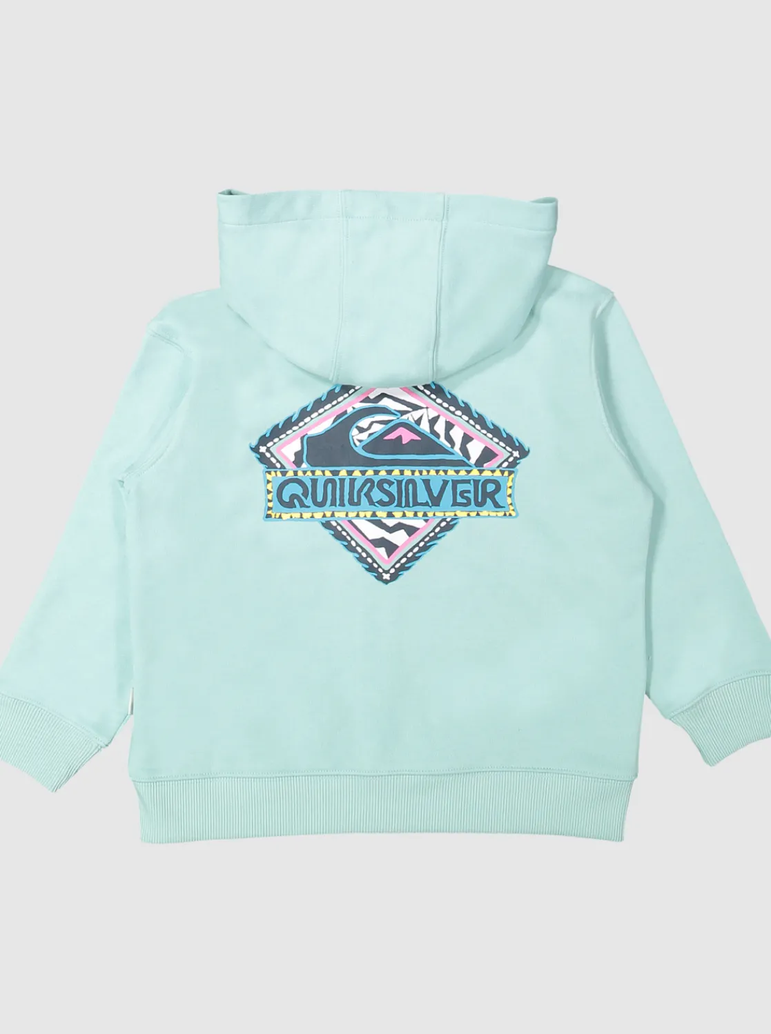 Quiksilver Boy'S 2-7 Vintage Rising Lines Zip-Up Hoodie Pastel Turquoise Sale