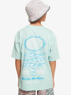 Quiksilver Boy'S 8-16 Visions T-Shirt Pastel Turquoise Best