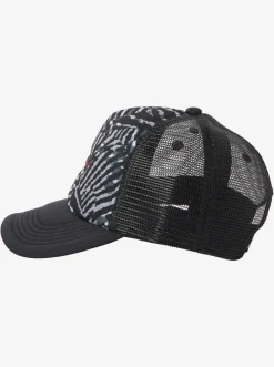 Quiksilver Boy'S 8-16 Vulture Coop Trucker Hat Jet Black Online