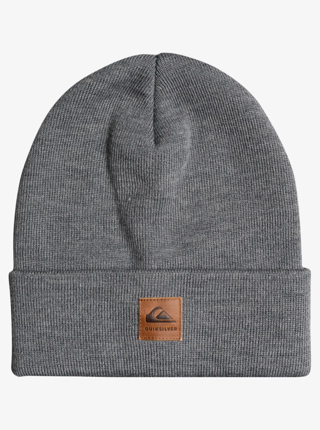 Quiksilver Brigade Fold-Over Beanie Heather Grey Fashion