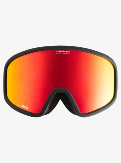 Quiksilver Browdy Color Luxe Snow Goggles Black/Clux Ml Red S3 Discount