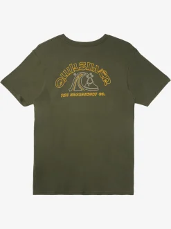 Quiksilver Bubble Outline T-Shirt Climbing Ivy Best