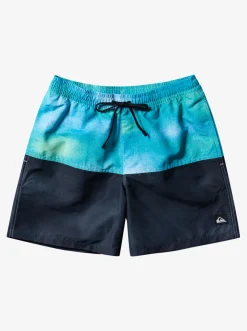 Quiksilver Butt Logo 17" Volleys River Blue Sale
