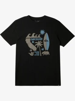 Quiksilver Ca Funshine T-Shirt Black Shop