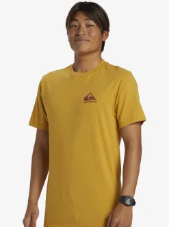 Quiksilver Ca Point Breaks T-Shirt Mustard Sale