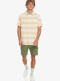 Quiksilver Cali Sunrise Short Sleeve Shirt Birch Cali Store