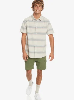Quiksilver Cali Sunrise Short Sleeve Shirt Plaza Taupe Cali Discount