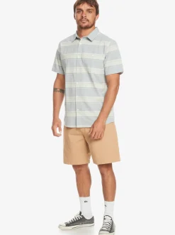 Quiksilver Cali Sunrise Short Sleeve Shirt Bering Sea Cali Cheap