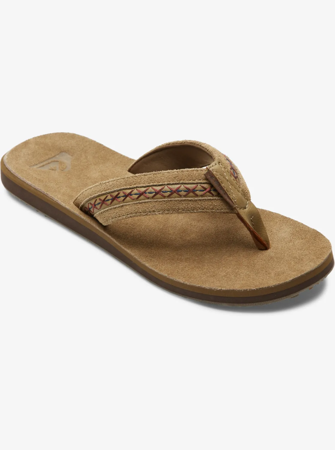 Quiksilver Carver Leather Ii Basic Sandal Strap Tan 1 Hot