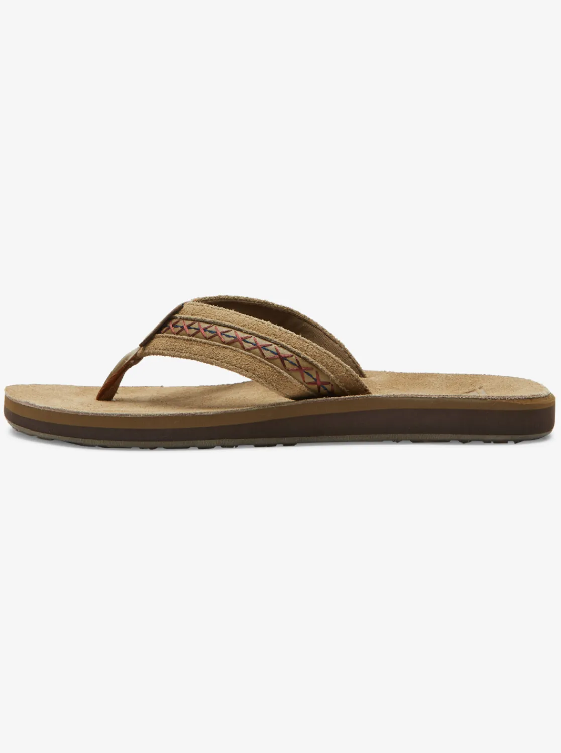 Quiksilver Carver Leather Ii Basic Sandal Strap Tan 1 Hot