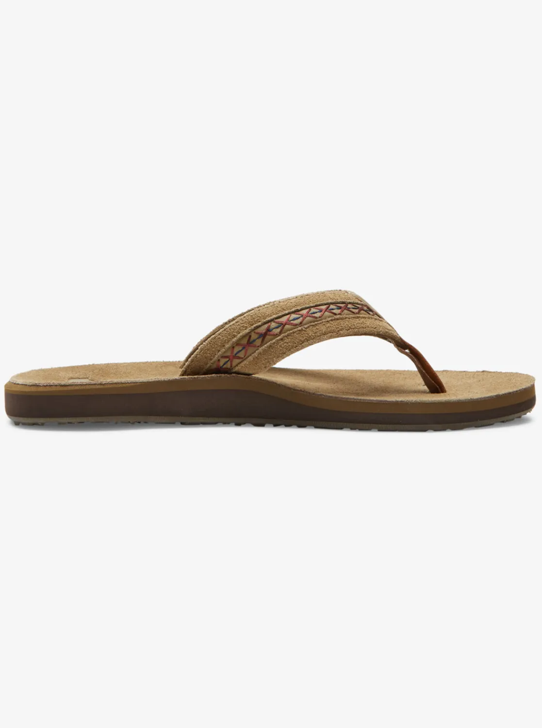 Quiksilver Carver Leather Ii Basic Sandal Strap Tan 1 Hot