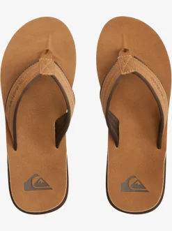 Quiksilver Carver Nubuck Sandals Tan - Pattern_1 Fashion