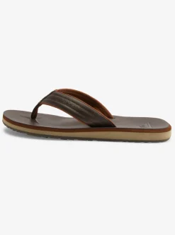 Quiksilver Carver Nubuck Sandals Demitasse - Solid Cheap