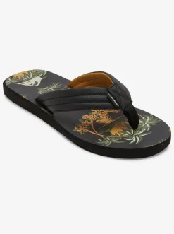 Quiksilver Carver Print Sandals Black 5 Online