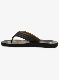 Quiksilver Carver Print Sandals Black 5 Online