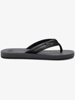 Quiksilver Carver Squish Sandals Black/Grey/Black Store
