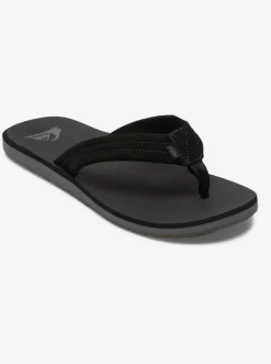 Quiksilver Carver Suede Core Sandals Black 1 Cheap