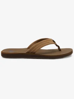 Quiksilver Carver Suede Core Sandals Tan 1 Hot