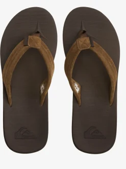 Quiksilver Carver Suede Recycled Sandals Brown 2 Best Sale