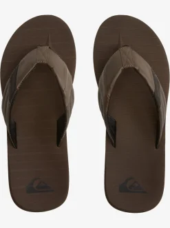 Quiksilver Carver Tropics Sandals Brown/Brown/Black Cheap