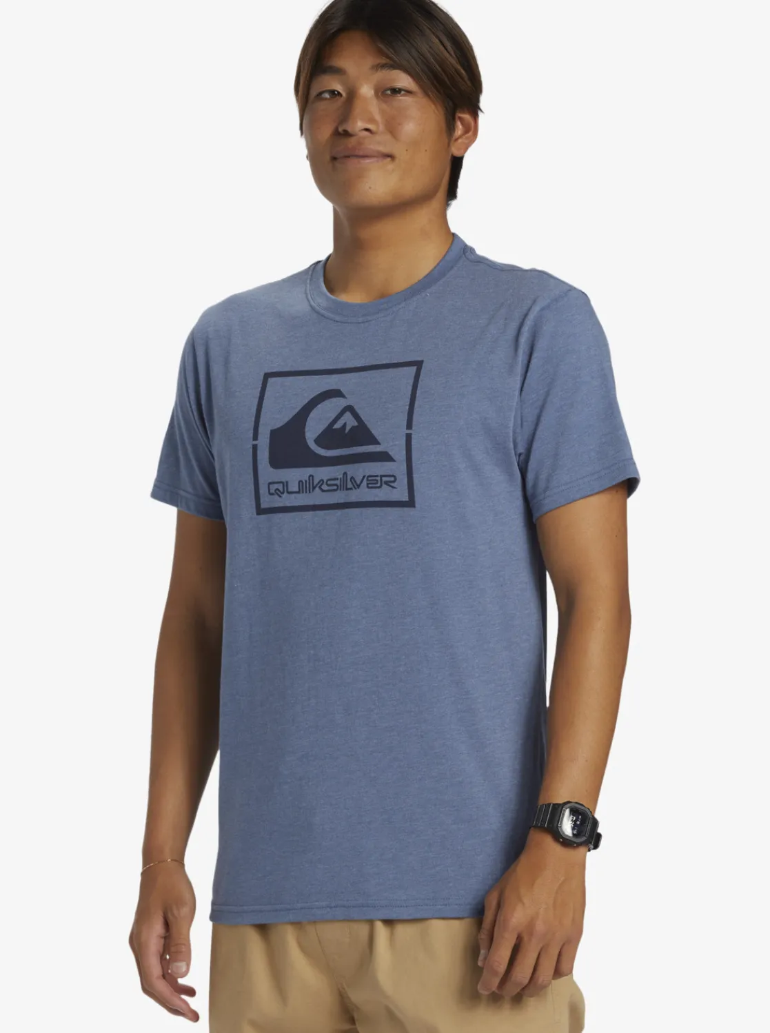 Quiksilver Casual Encounter T-Shirt Bering Sea Heather Cheap