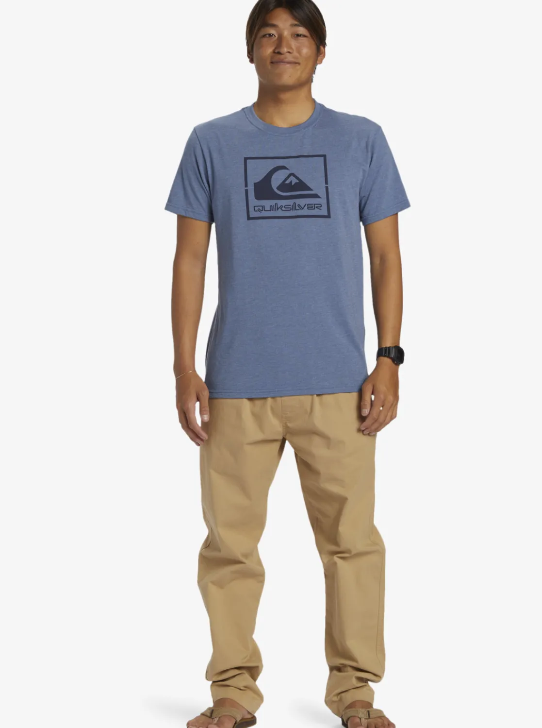Quiksilver Casual Encounter T-Shirt Bering Sea Heather Cheap