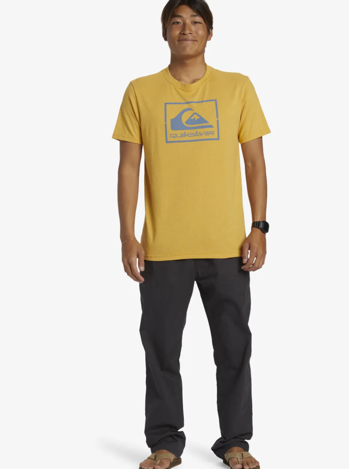 Quiksilver Casual Encounter T-Shirt Bright Gold Heather Discount