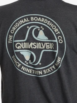 Quiksilver Circle Back T-Shirt Charcoal Heather Shop