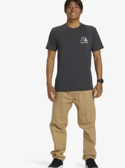 Quiksilver Circle Back T-Shirt Charcoal Heather Shop