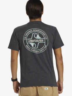 Quiksilver Circle Back T-Shirt Charcoal Heather Shop