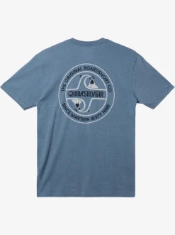 Quiksilver Circle Back T-Shirt Bering Sea Heather Flash Sale