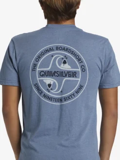 Quiksilver Circle Back T-Shirt Bering Sea Heather Flash Sale