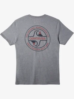 Quiksilver Circle Back T-Shirt Medium Grey Heather Store