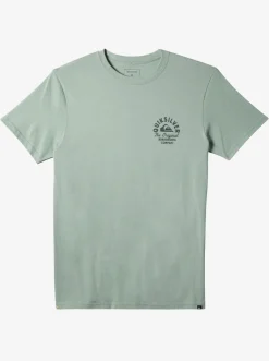 Quiksilver Circled Script T-Shirt Iceberg Green Sale