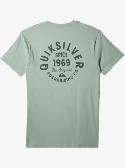 Quiksilver Circled Script T-Shirt Iceberg Green Sale